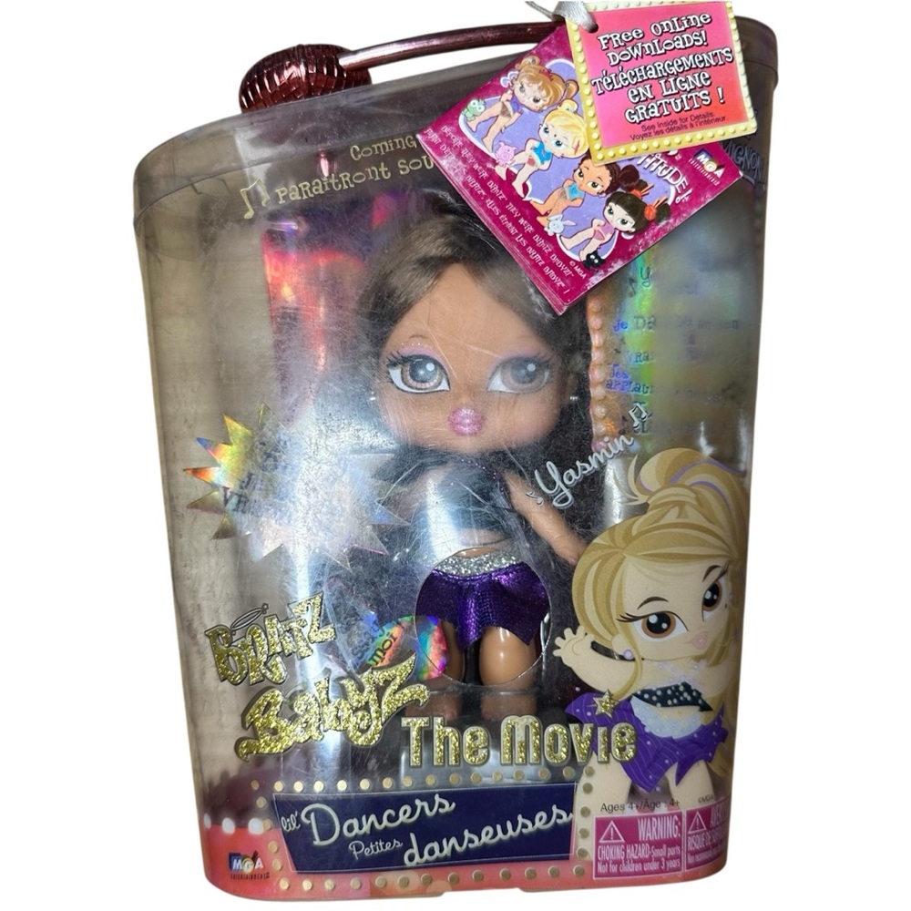 Vintage Bratz Babys The Movie Dancers "Yasmin" New in Package WORKING